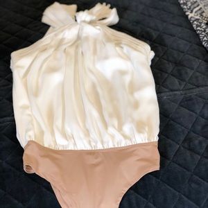 PatBO white blouse bodysuit